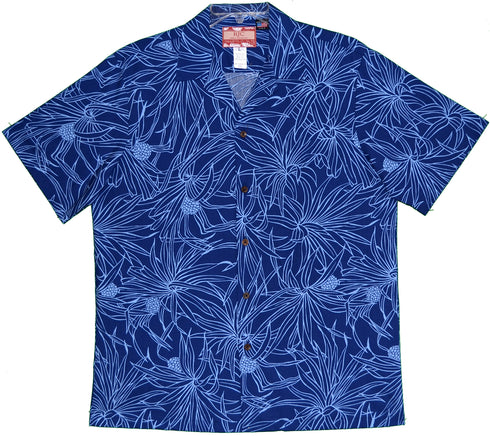 Hala Tree Fronds Men's Hawaiian Shirt
